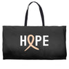 Hope Uterine Cancer Awareness Weekender Totes