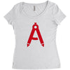 alphabet Women's Triblend Scoop T-shirt