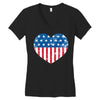 usa flag Women's V-Neck T-Shirt
