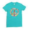 peace Ladies Fitted T-Shirt