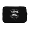 original parts vintage established 1995 perfectly aged Laptop sleeve