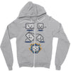 control z fusion Zipper Hoodie