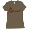 be different Ladies Fitted T-Shirt