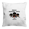 mixed martial arts and crafts Throw Pillow