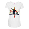 captain marvel 2 Maternity Scoop Neck T-shirt