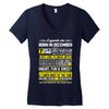 Legends Are Born In December Women's V-Neck T-Shirt