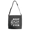 Best Dad Ever Funny Music Note Adjustable Strap Totes