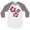flowers 3/4 Sleeve Shirt