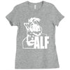 alf  fun shirt serie kult katze au&szlig;erirdisches lustig retro klassik Ladies Fitted T-Shirt