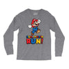 run, mario run Long Sleeve Shirts