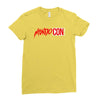 mondocon's first and second year in existence Ladies Fitted T-Shirt