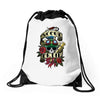 on duty Drawstring Bags