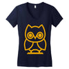 owl Women's V-Neck T-Shirt