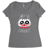 why so curious Women's Triblend Scoop T-shirt