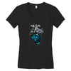 nature heart Women's V-Neck T-Shirt