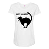 happy halloween Maternity Scoop Neck T-shirt