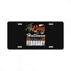 Halloween Kings Are Born In February License Plate