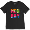 monday crossed out V-Neck Tee