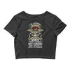 I'm A Veteran Granddad T Shirt Crop Top