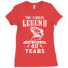 The Fishing Legend Reeling Them In For 40 Years Ladies Fitted T-Shirt