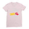 you can't buy happiness but you can live in canada Ladies Fitted T-Shirt