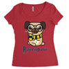 ravenpaw pug Women's Triblend Scoop T-shirt