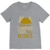 dude that camp trip in tents funny V-Neck Tee