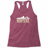 montana mountains Racerback Tank