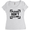Please Don't Tag Me Women's Triblend Scoop T-shirt
