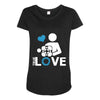 portal true love   aperture lab video gamer teleport online pc goal te Maternity Scoop Neck T-shirt