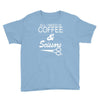 all i need is coffee sciossors Youth Tee