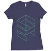 stacked Ladies Fitted T-Shirt