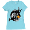 dragon ball shenlong Ladies Fitted T-Shirt