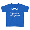 mustache u a question Toddler T-shirt