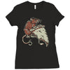pizza rat Ladies Fitted T-Shirt
