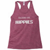 raised by hippies (2) Racerback Tank
