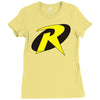 robin batman Ladies Fitted T-Shirt