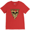 pizza skull V-Neck Tee
