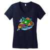 pizza time! Women's V-Neck T-Shirt