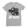 come play with my nuts Ladies Fitted T-Shirt