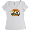 fresh meat Women's Triblend Scoop T-shirt