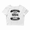 Premium Vintage 1944 Crop Top