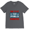 star spangled hammered V-Neck Tee