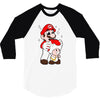 mario licking toad 3/4 Sleeve Shirt