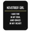 November Girl Mousepad