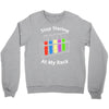 stop staring at my rack Crewneck Sweatshirt