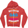 Super Cool Dad Of A Freaking Awesome Daughter Zipper Hoodie