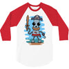 pirate ned 3/4 Sleeve Shirt