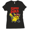 super pika bros Ladies Fitted T-Shirt