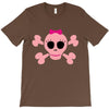 fummy pink skull long sleeve T-Shirt
